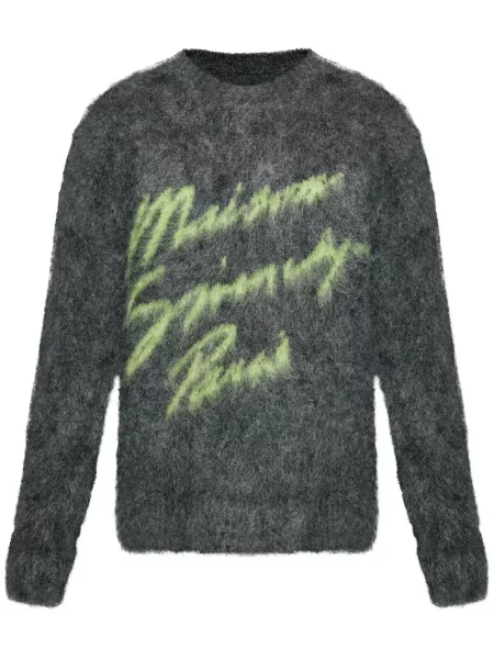Pulover Givenchy din jacard gri