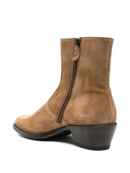 Botine Eraldo din piele de căprioară maro