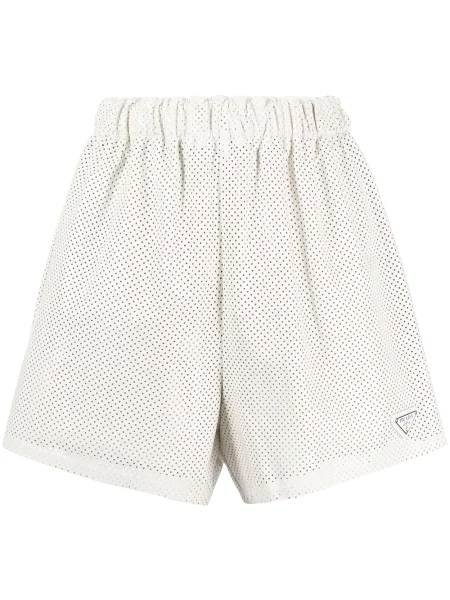 Pantaloni scurți Prada alb