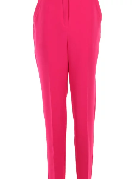 Штани повсякденні LadyLike малиновий бавовна/поліестер