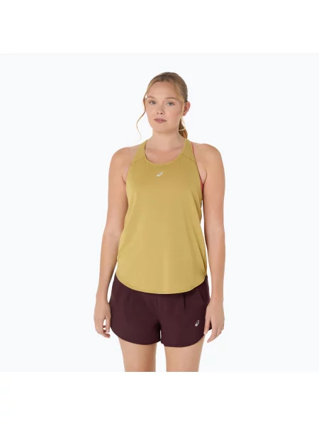 Koszulka do biegania ASICS Road Tank lemongrass żółta