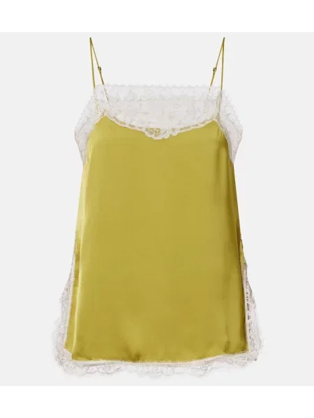 Satynowa podkoszulka Faithfull zielona