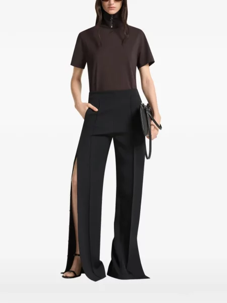 Gulerat tricou Courreges maro