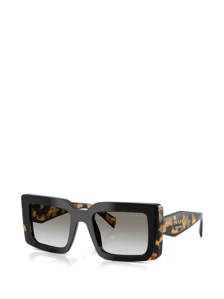 Квадратни слънчеви очила Prada Eyewear черно