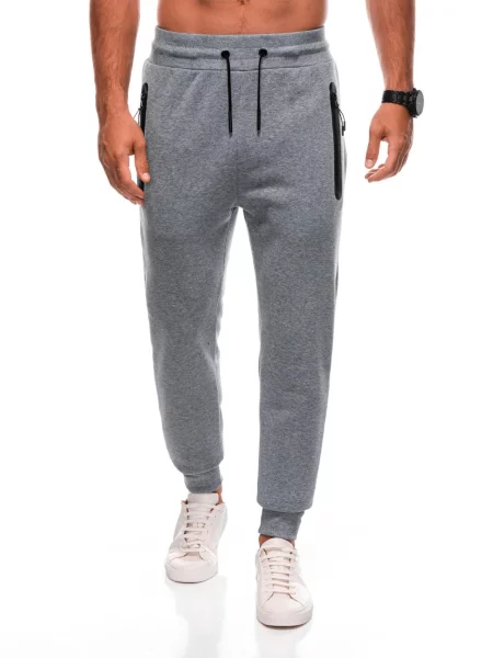 Jogger nohavice Edoti sivá