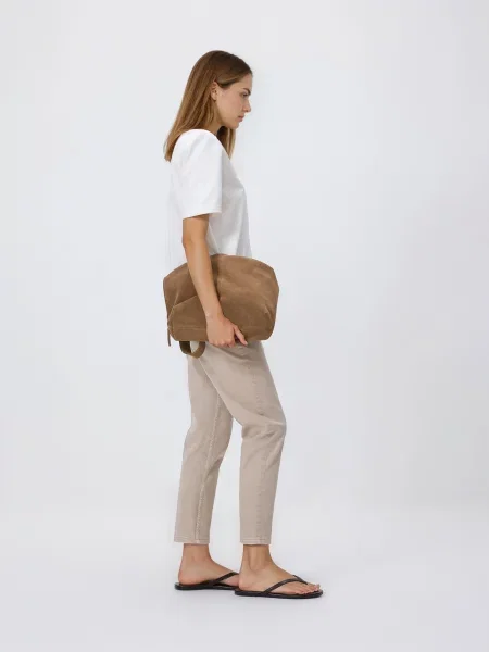 Reserved Джинси mom comfort бежевий