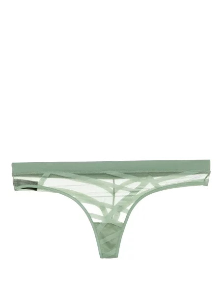Chiloți tanga Marlies Dekkers plasă verde