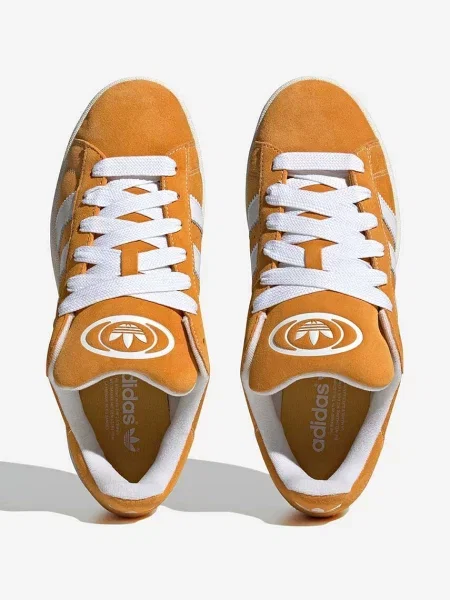 Замшевые кроссовки Adidas Originals желтые