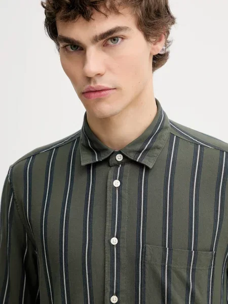 Сорочка Marc O'Polo regular класичний комір зелений