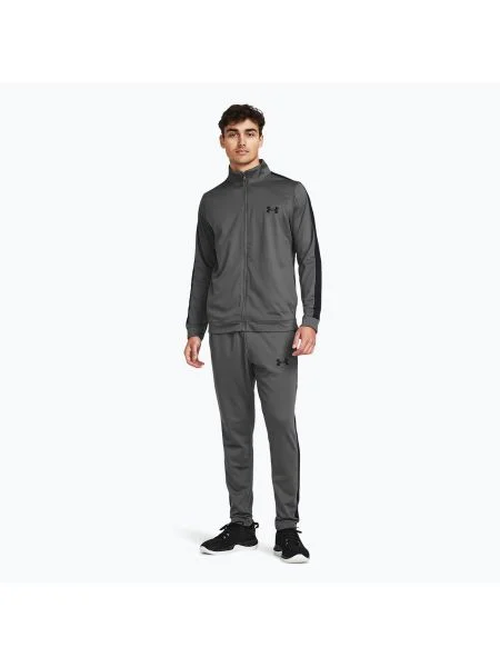 Trening pentru bărbați Under Armour UA Knit Track Suit castlerock/black negru