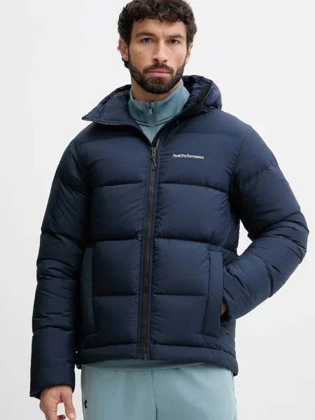 Peak Performance geacă de puf Rivel bleumarin de iarna