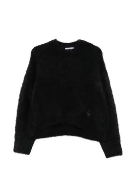 Pulover Cecilie Bahnsen cu model floral negru