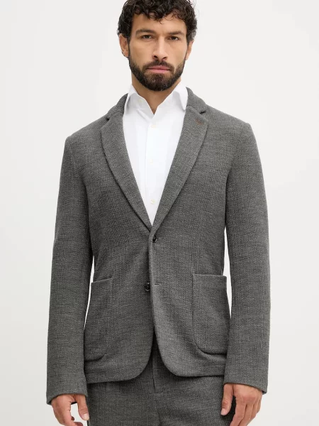 Suknjič z dodatkom volne Mos Mosh BALDO siva