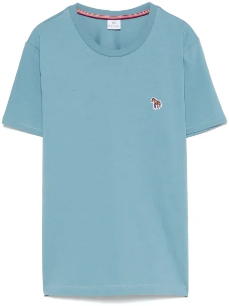 Tricou Ps Paul Smith cu model zebră albastru