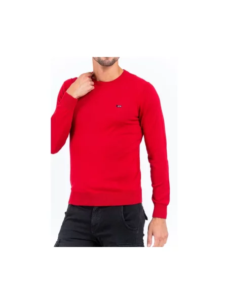 Sweter Gas z kapturem czerwony