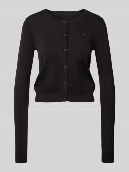 Tommy Jeans kardigan lekki czarny