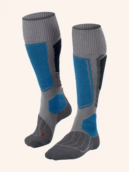 Falke Lyžařské Ponožky light grey šedé