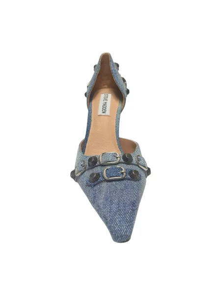 Czółenka Steve Madden na szpilce niebieska