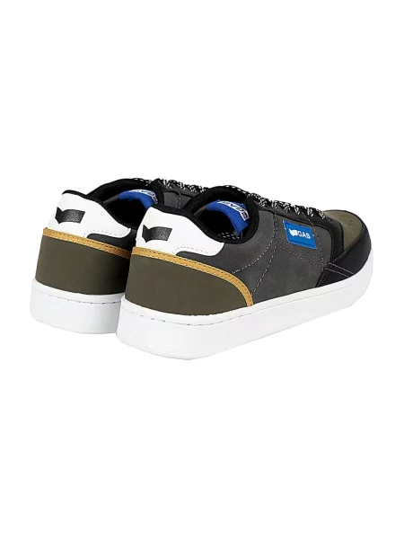 Sneakersy Gas skórzane zielone