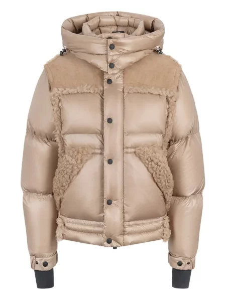 Geacă cu puf Moncler Grenoble maro
