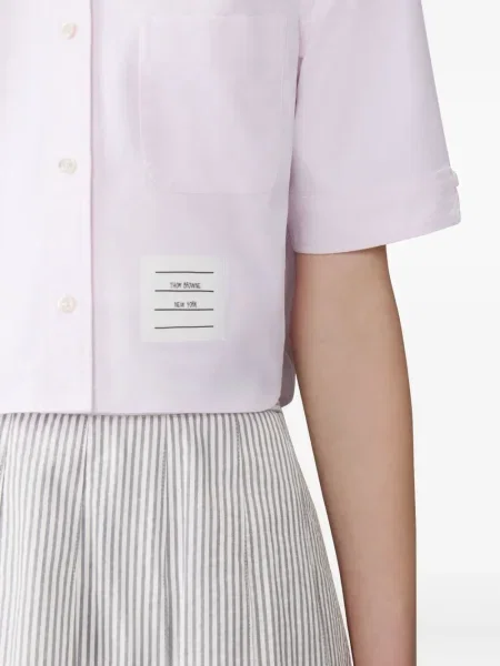Cămașă Thom Browne scurtă roz