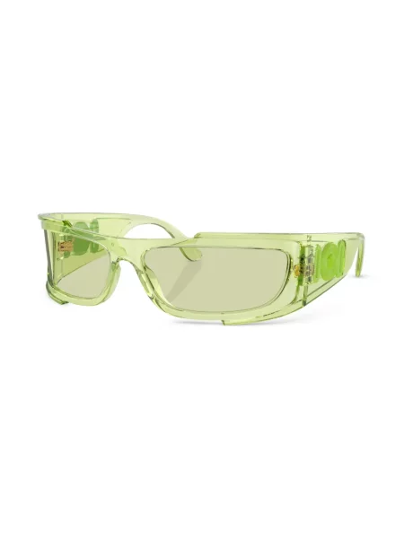 Okulary przeciwsłoneczne Versace Eyewear z logo zielone