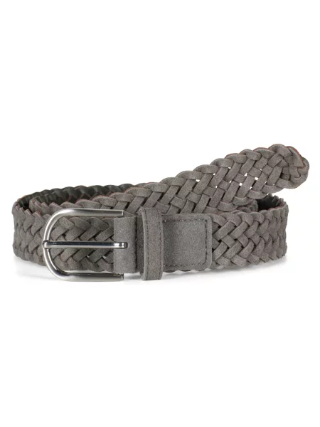 Pasek Howard London skórzany szary