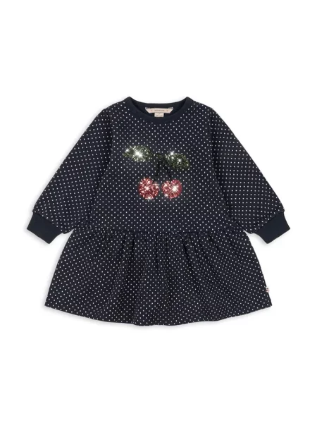 Konges Sløjd сукня з бавовною LOU DOT SEQUIN SWEAT DRESS GOTS