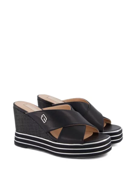 Papuci tip mules Liu Jo negru