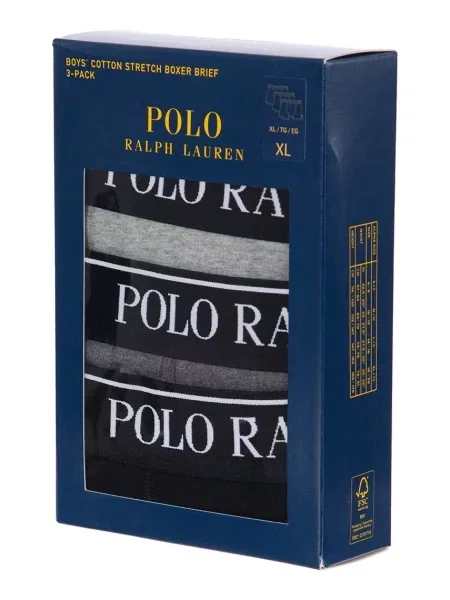 Polo Ralph Lauren облягаючі боксери дитячі з 3 шт.