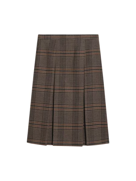Spódnica ołówkowa Saint Laurent brązowa