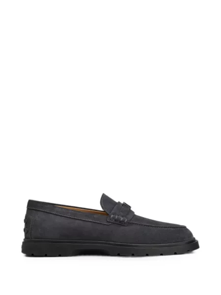 Pantofi loafer Tod's cu autograf gri
