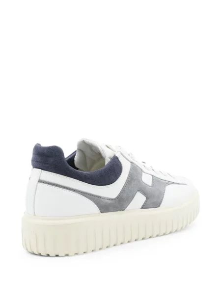 Sneakerși Hogan cu dungi cu autograf alb