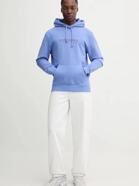 Tommy Jeans μπλούζα μωβ