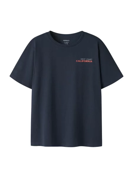 NAME IT Tricou NKMFELIX bleumarin / albastru deschis / roșu deschis alb