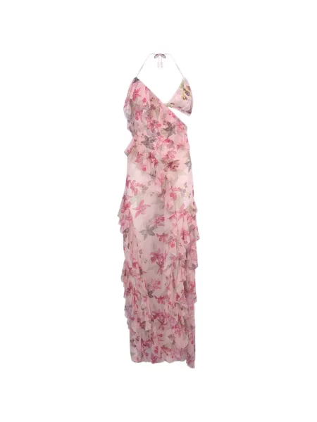 Rochie maxi Patbo cu model floral cu imagine roz