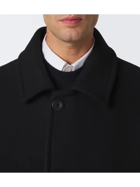 Palton Giorgio Armani de lână negru