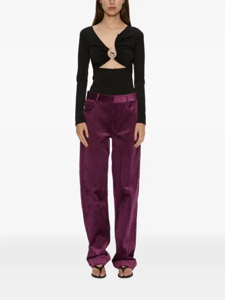 Lung top Christopher Esber negru