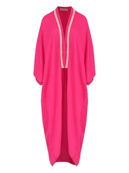 Haftowany płaszcz Olympiah różowy