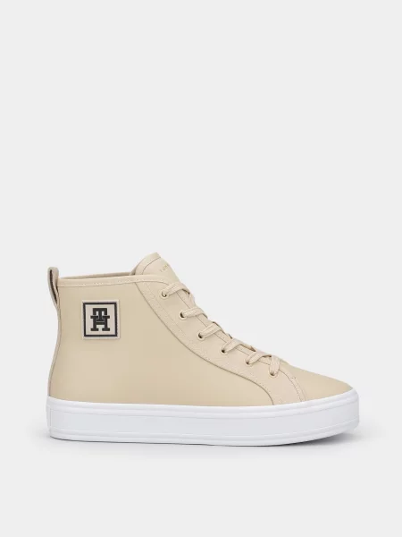 Переработанный кеды Tommy Hilfiger бежевые