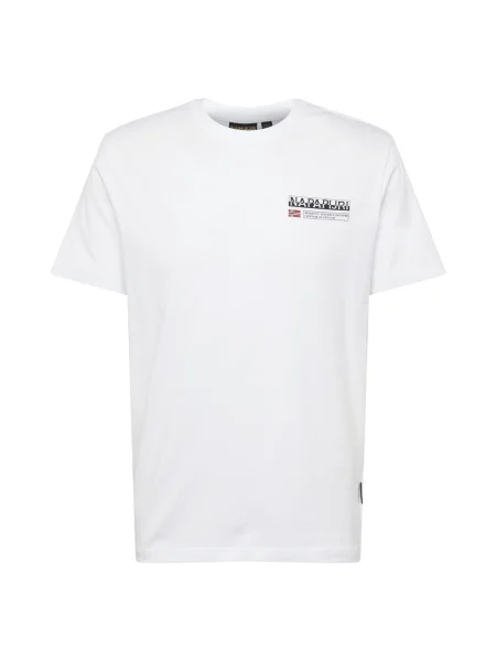 NAPAPIJRI Tricou S-KASBA roșu / negru alb