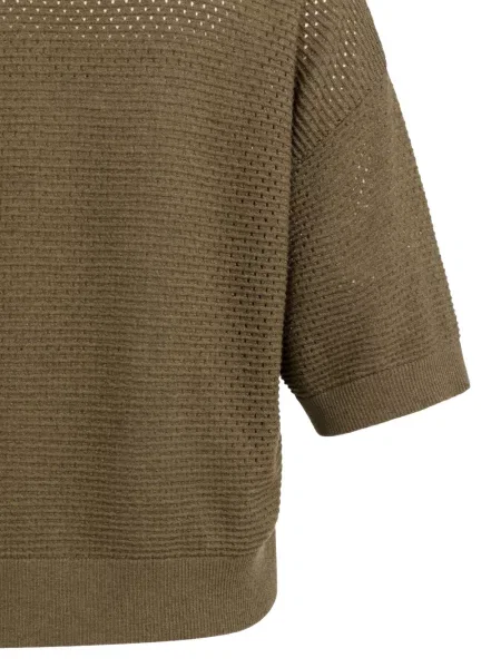 Cardigan Yaya tricotate maro