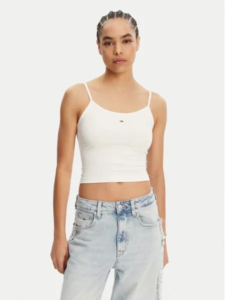 Топ Tommy Jeans синьо