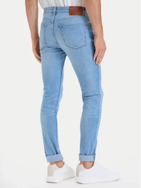 Jeansy Calvin Klein Jeans modré