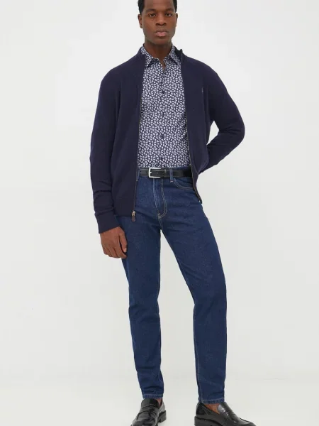 Polo Ralph Lauren Pletena jopa mornarska modra
