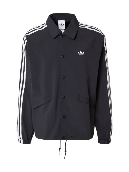 ADIDAS ORIGINALS Geacă de primăvară-toamnă COACH negru alb