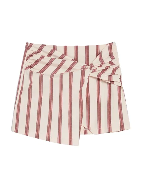 Bershka Fustă FALDA bej / ocru alb