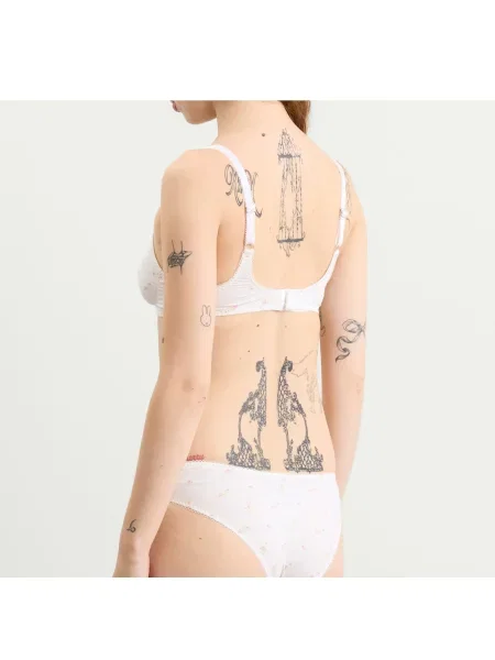Majtki briefs Fruity Booty białe