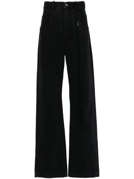 Blugi drepți Ann Demeulemeester negru