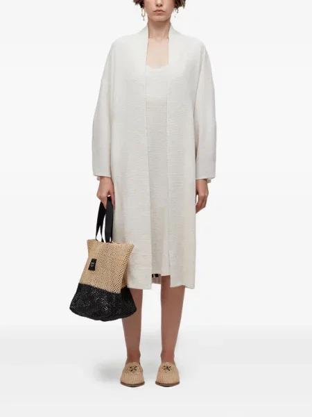 Płaszcz Osklen w paski biały